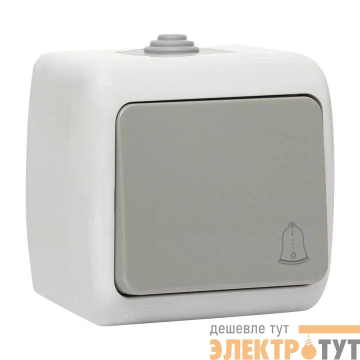 Кнопка звонка 1-кл. ОП Мурманск 10А IP54 сер. EKF EFZ10-026-30-54