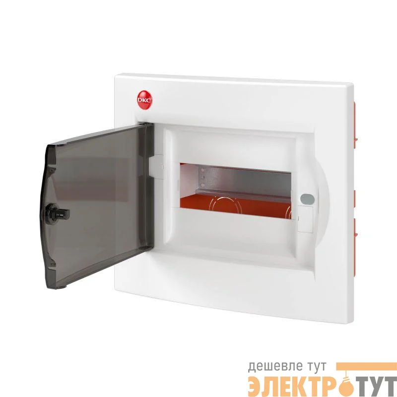 Бокс СП IP41 8м бел/дым. двер. клемм. DKC 81908