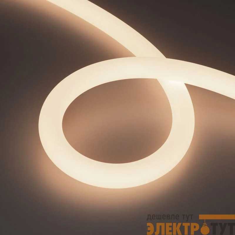Лента светодиодная MOONLIGHT-TOP-M768-D25mm 24V White-MIX 360deg 14.4Вт/м IP65 2216 wire x1 прямой вывод кабеля герметичная (уп.5м) Arlight 037565