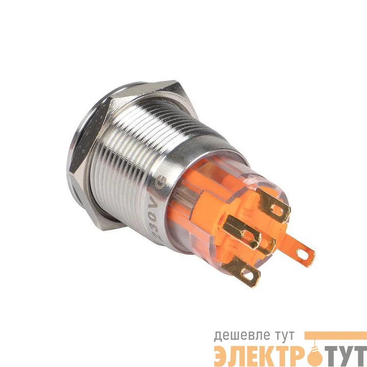 Кнопка S-Pro67 19мм без фикс. с зел. подсветкой 24В PROxima EKF s-pro67-122
