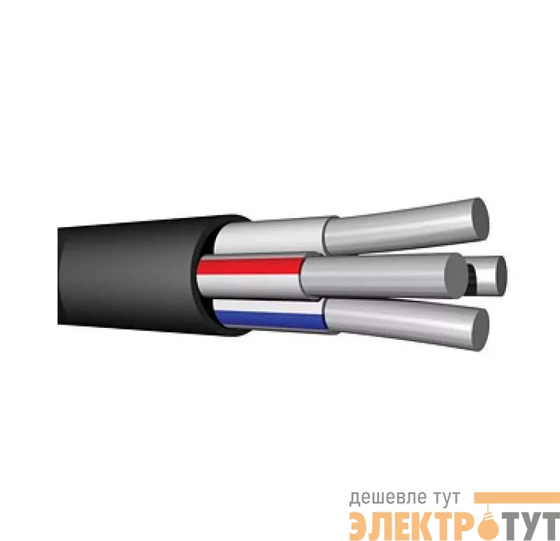 Кабель АВВГ 4х6 ОК 0.66кВ (бухта) (м) Альгиз К ФР-00000410