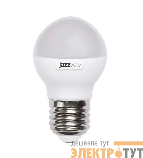 Лампа светодиодная PLED- SP G45 11Вт E27 5000К 230/50 JazzWay 5019393