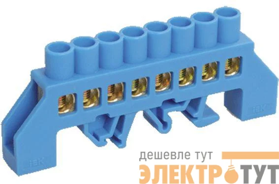 Шина нулевая в комб. DIN-изол. "Стойка" ШНИ-8х12-8-КС-С IEK YNN10-812-8DP-K07