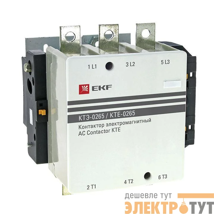 Контактор КТЭ 265А кат. 230В AC 1НО EKF ctr-b-265