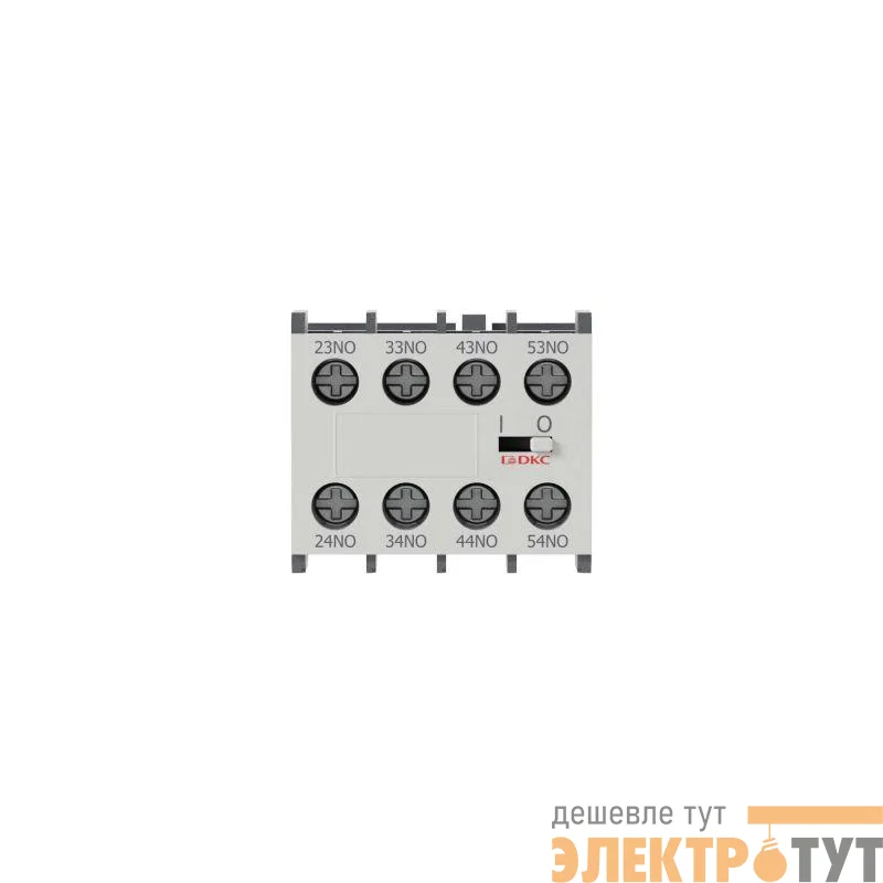 Контакт дополнительный фронтальный для реле управления DCR 1НО+3НЗ YON DCRFA13