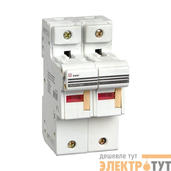 Предохранитель-разъединитель для ПВЦ 14х51 2п EKF pr-14-51-2