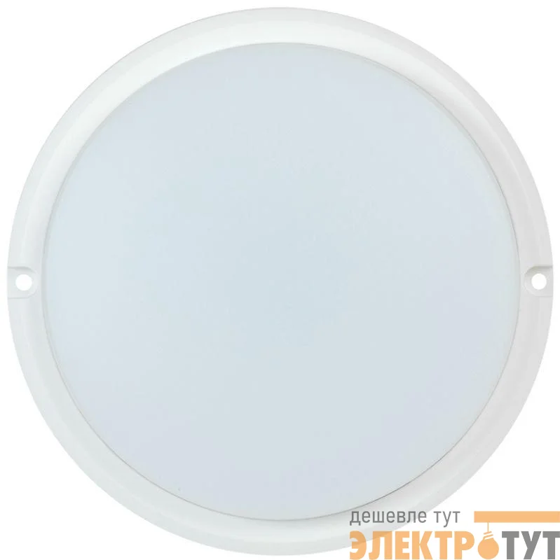 Светильник светодиодный ДПО 4002 12Вт 4000К IP54 круг бел. IEK LDPO0-4002-12-4000-K01