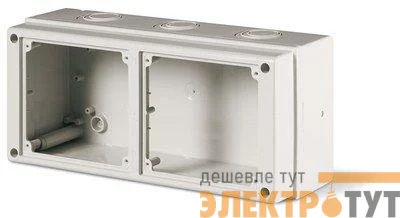 Корпус на 2 поста с основанием 136х125мм. Тип M150 DKC DIS6721200