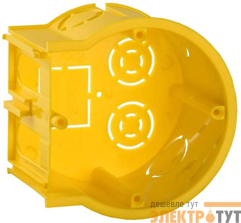 Коробка установочная С3 d68x45 для твердых стен (сборная оконечная) (опт. уп) GENERICA UKT10-068-045-000-K1-N-UO
