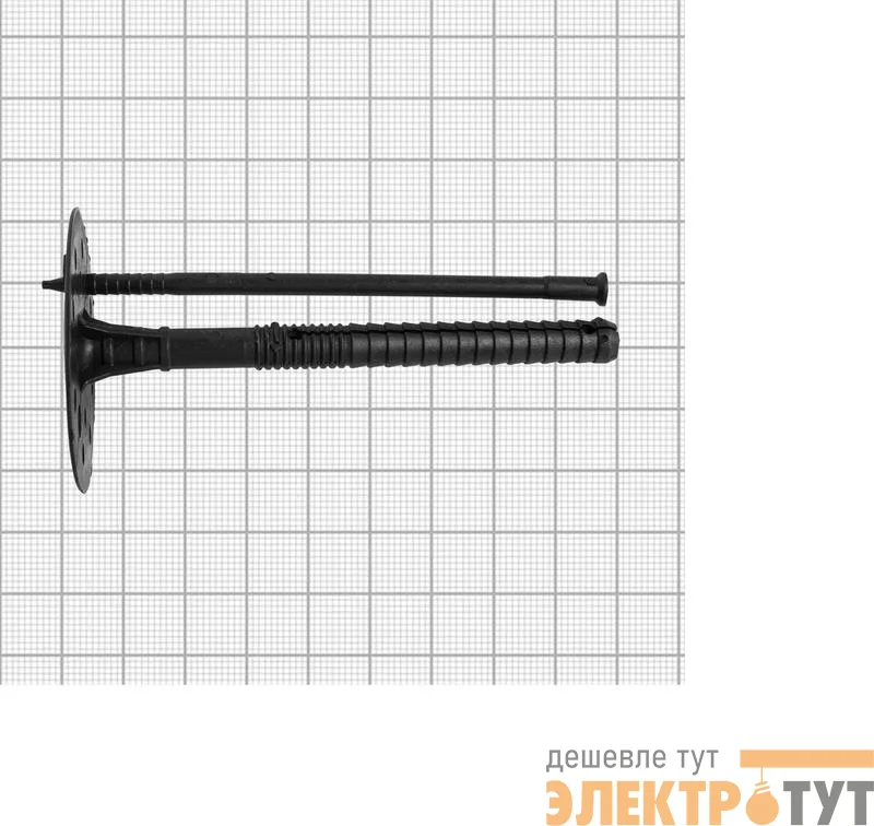 Дюбель для теплоизоляции с пласт. гвоздем 10х140 EcoPlast 154326