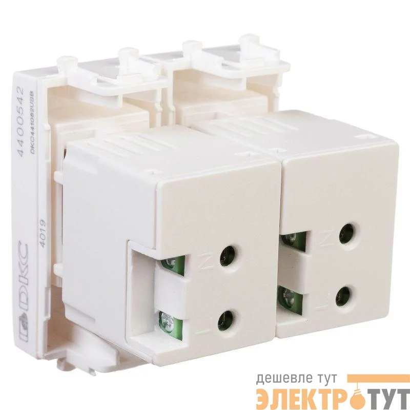 Устройство зарядное USB 2мод. 2.1А Avanti "Белое облако" DKC 4400542