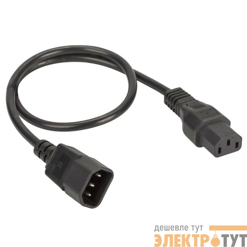 Кабель питания IEC320 C13 - IEC320 C14 5.0 м сечение 3х1.5кв.мм DKC R5CORD3450