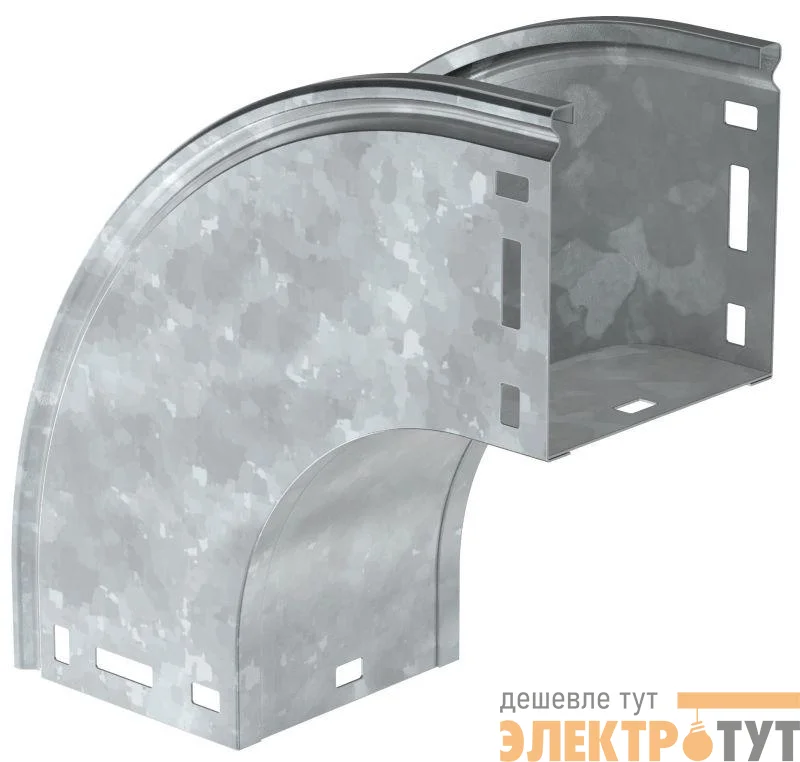 Угол для лотка плавный 90град. 100х100 В20 ESCA HDZ IEK CPV41-0-90-100-100-HDZ