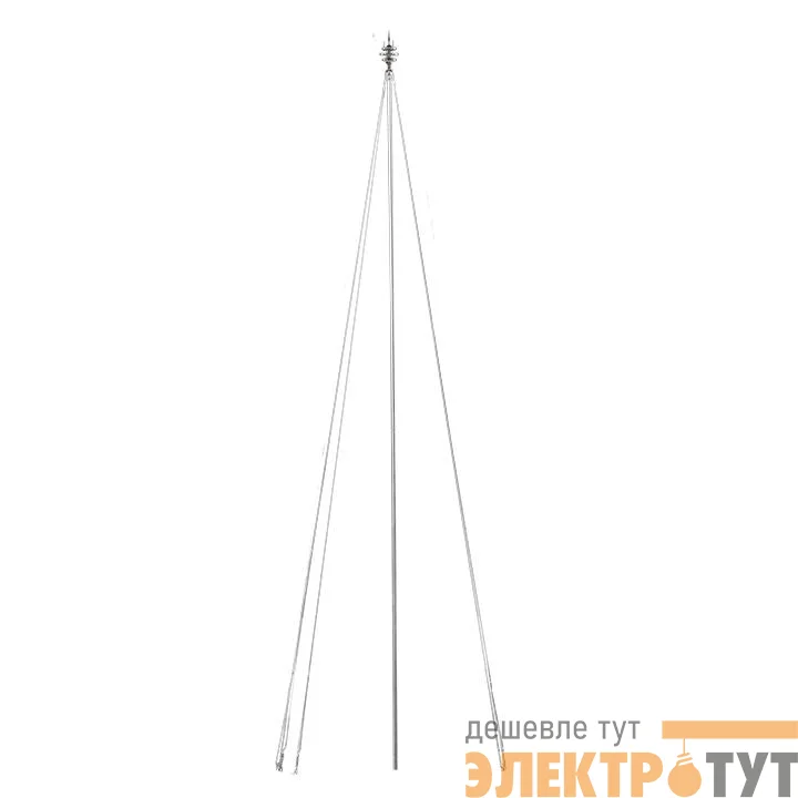Мачта молниеприемная d40мм L5000 с оттяжками St PROxima EKF lp-5000-40-st