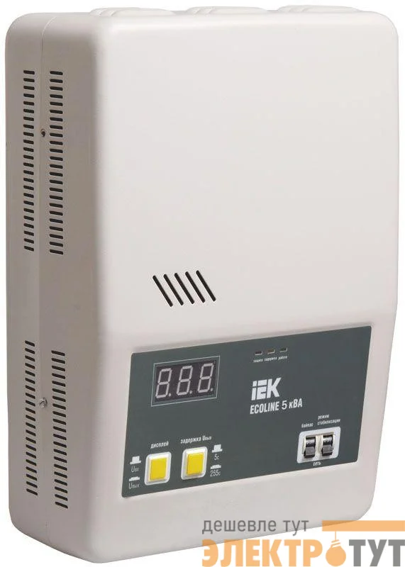 Стабилизатор напряжения Ecoline 5кВА настен. IEK IVS27-1-05000