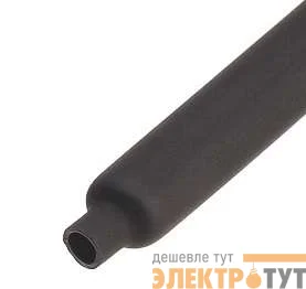 Трубка термоусадочная ТУТнг-5/2.5 черн. (уп.100м) КВТ 60087