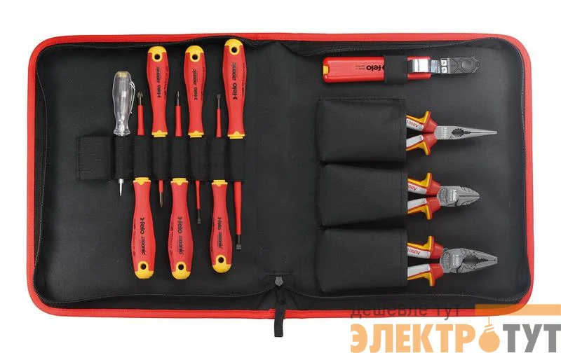 Набор диэлектрических инструментов E-Slim ERGONIC в сумке Felo 41381104