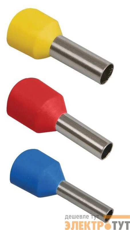 Наконечник-гильза изол. Е5020 (уп.100шт) ИЭК UGN10-050-15-20