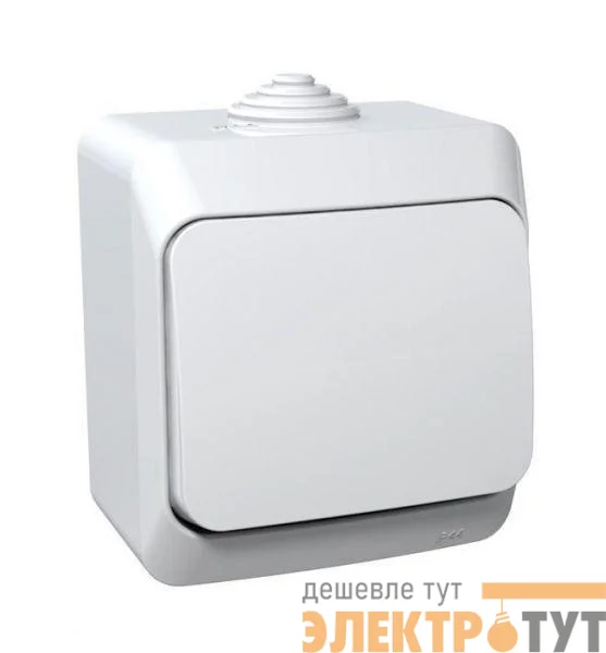 Выключатель 1-кл. ОП Этюд 10А IP44 10AX бел. SE BA10-041B