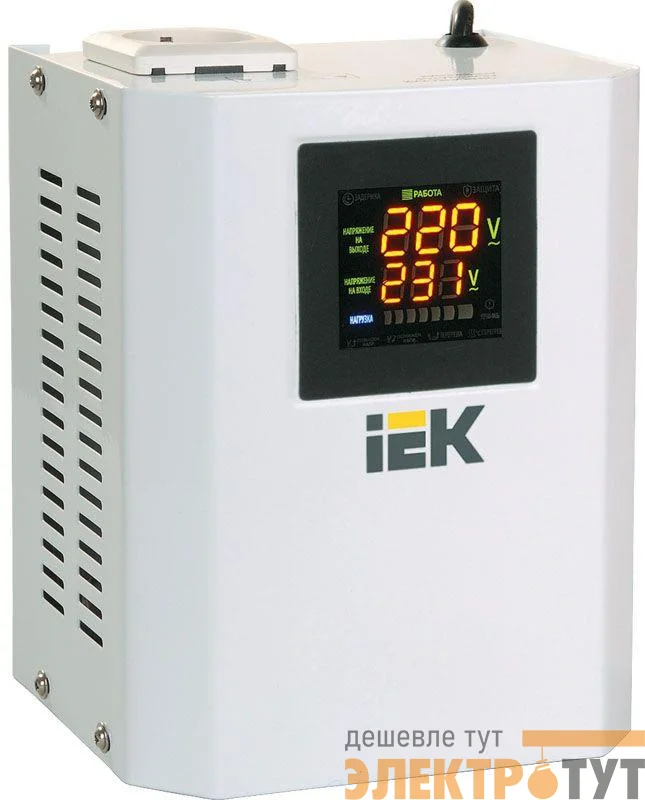 Стабилизатор напряжения Boiler 0.5кВА IEK IVS24-1-00500