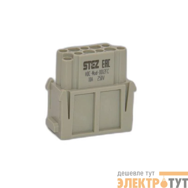 Вставка контактная модульная HDC-MOD-DD12FC СТЭЗ 187150266
