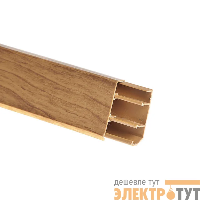 Кабель-канал плинтусный 50х10х18 L2500 пластик бук Ruvinil РКП-38М