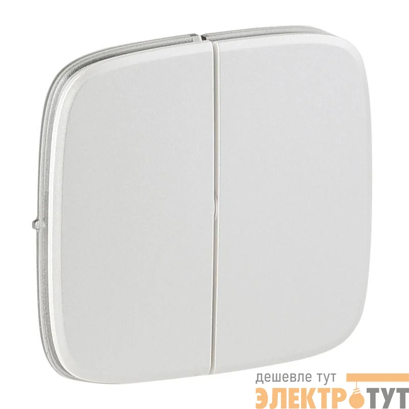 Панель лицевая Valena Allure для 2-кл. выкл. жемчуг Leg 755029