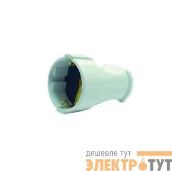 Розетка переносная с заземл. бел. Makel 10003