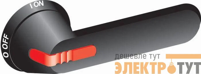 Ручка упр. ч/дверь OHB125J12E311 черн. ABB 1SCA022615R1730