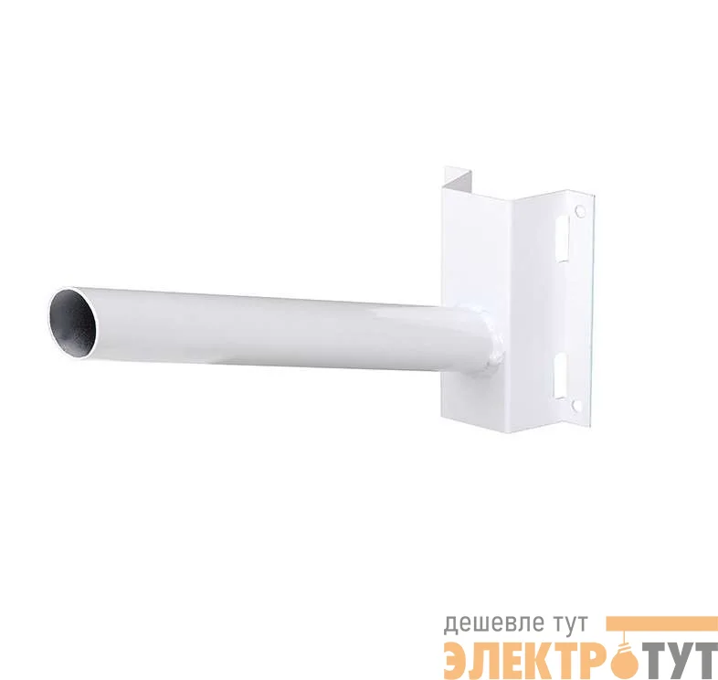 Кронштейн на столб для PSL D60х1.5-WH под бандажную ленту бел. JazzWay 5017450