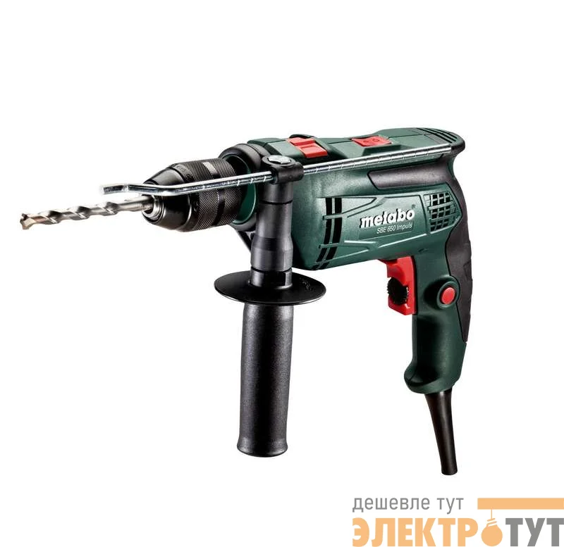 Дрель ударная SBE 650 Impuls уд. 650Вт БЗП упак. картон Metabo 600672000