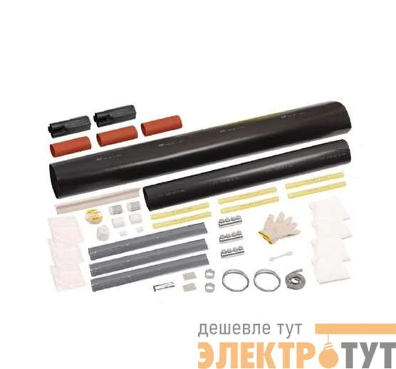 Комплект муфты соединительной Стт(тп)-10 3х150/240 с гильзами; ППД; бумаж. изол. IEK UZM-BIS10-VN3-150240SZ