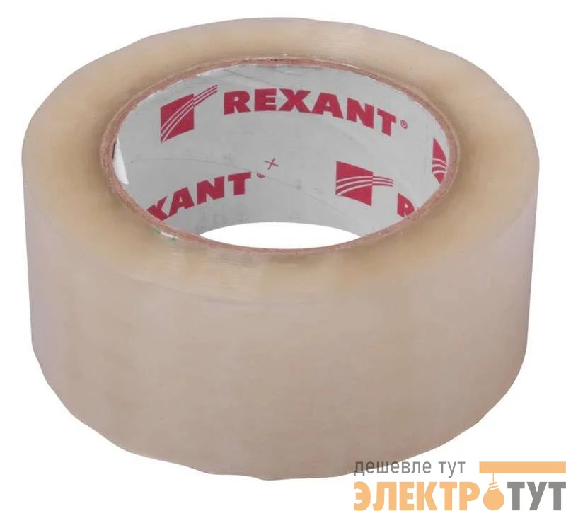Скотч упаковочный 48ммx66м 50мкм прозр. Rexant 09-4202