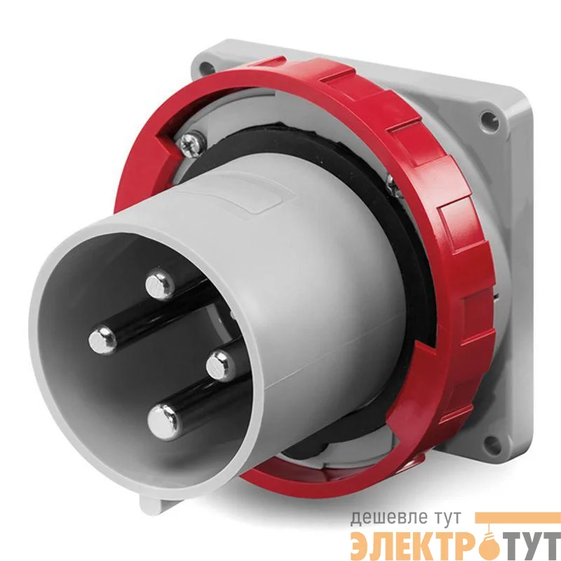 Вилка скрыт. уст. прямая 125А 3P+E 400В IP67 DKC DIS24612596