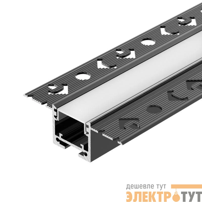 Профиль SL-LINIA20-FANTOM-2500 BLACK L2500 алюм. Arlight 039071