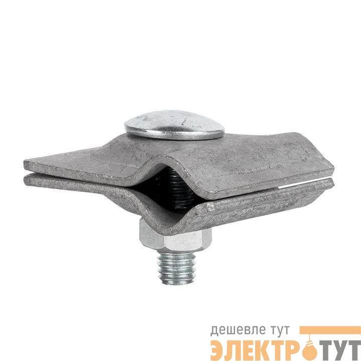Зажим прута универсальный (пластина 45х45мм) HZ EKF lp-g3103