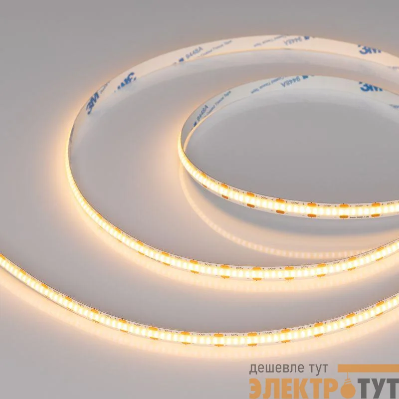 Лента светодиодная COB-X360-8mm 5V Warm 2700К 5Вт/м IP20 CSP (уп.5м) Arlight 041706