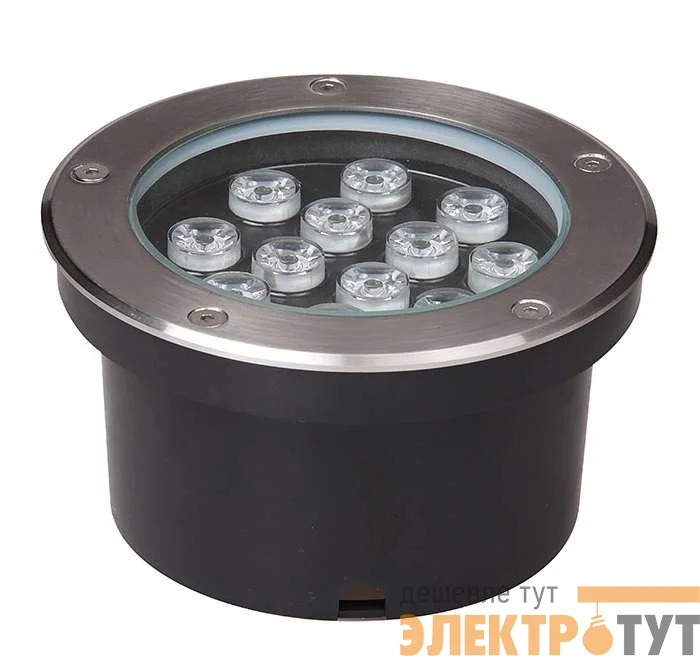 Светильник светодиодный для ландшафтного и архитектурного освещения PGR R180 12Вт 4000К Chrome грунт. IP67 Pro+ JazzWay 5006560A