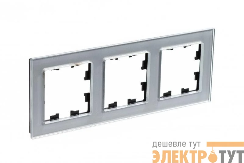 Рамка 3-м AtlasDesign Nature стекло алюм. SE ATN320303