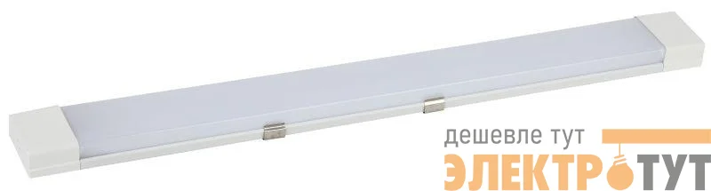 Светильник светодиодный SPO-531-0-40K-018 линейный 0.6м 18Вт 4000К IP20 опал ЭРА Б0045366