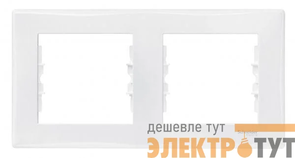 Рамка 2-м Sedna горизонт. бел. SchE SDN5800321