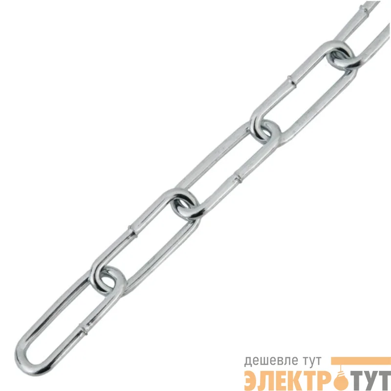 Цепь длиннозвенная 5мм DIN 763 (5м) Tech-Krep/Zitar 127863