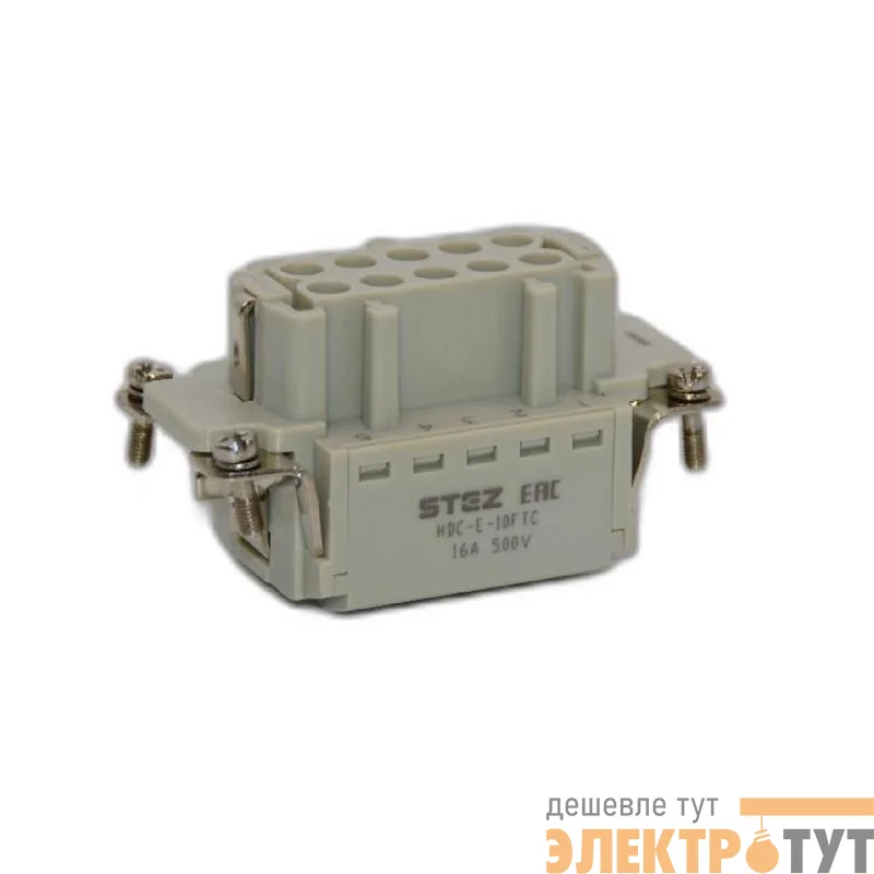 Вставка контактная постоянное число полюсов HDC-E-10FTC СТЭЗ 187150194