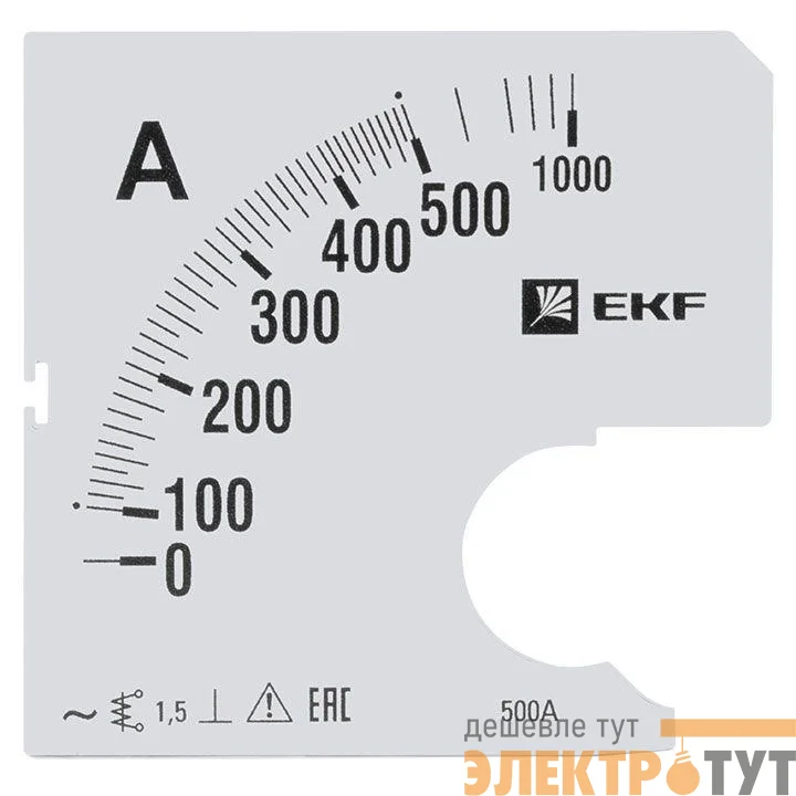 Шкала сменная для A961 500/5А-1.5 PROxima EKF s-a961-500