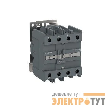 Контактор 4п 100А E 2НО+2НЗ 24В 50/60Гц SchE LC1E80008B7
