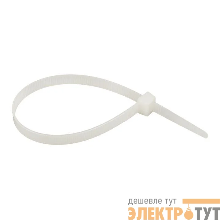 Хомут кабельный 7.2х450 нейл. бел. (уп.100шт) EKF plc-c-7.2x450
