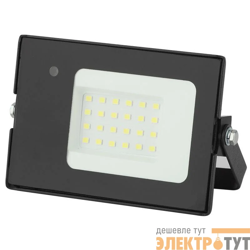 Прожектор светодиодный LPR-041-1-65K-020 20Вт 6500К 1400лм IP65 122х75х35 уличный датчик движ. нерегулир. Эра Б0043574