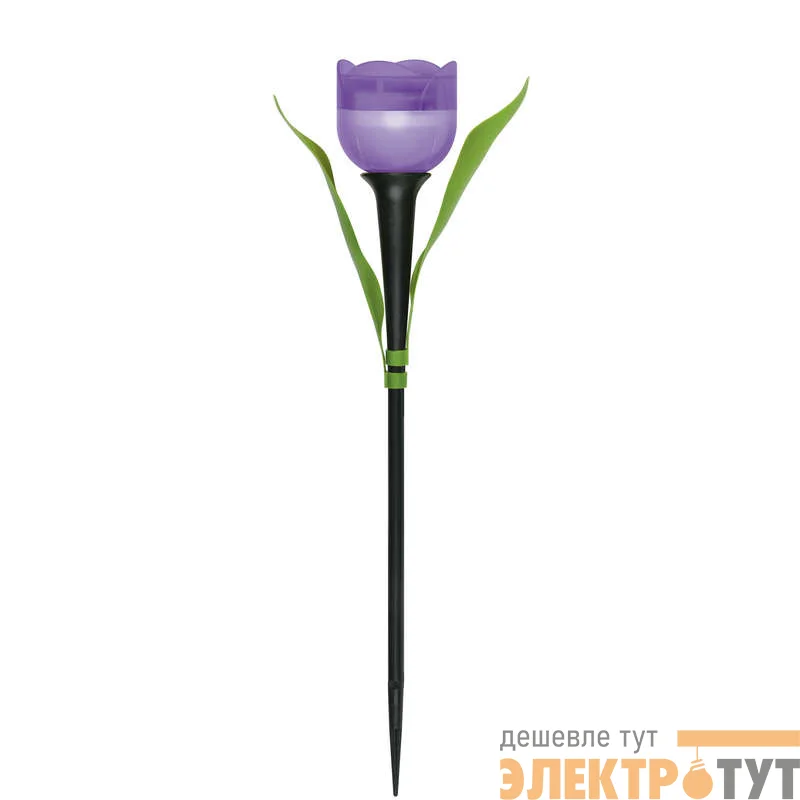 Светильник садовый USL-C-453/PT305 на солнечной батарее "Лиловый тюльпан" PURPLE TULIP IP44 Uniel UL-00004278