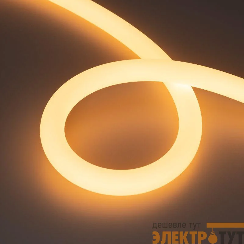 Лента светодиодная MOONLIGHT-TOP-A336-D25mm 24V Warm 2300К 360deg 14.4Вт/м IP65 2835 wire x1 прямой вывод кабеля герметичная (уп.5м) Arlight 038748