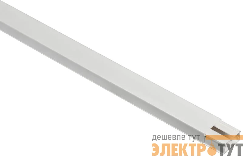 Кабель-канал 1-секц. 40х20 L2100 пластик DLPlus без перегородки бел. ИЭК Leg 030027